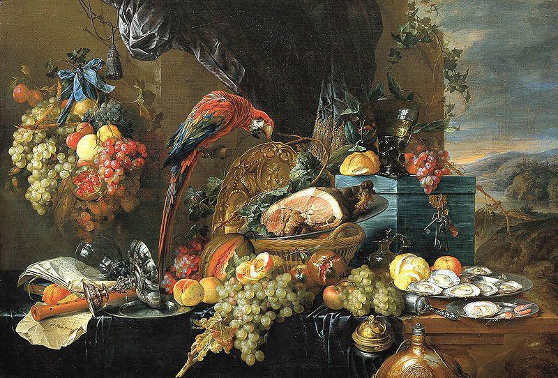 Jan Davidsz. de Heem This file has annotations. Move the mouse pointer over the image to see them. oil painting image
